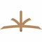 Ekena Millwork Davenport Timber Gable Bracket, Western Red Cedar, 60"W x 27"H x 3 1/2"D x 3 1/2"F, 11/12 Pitch GBW060X27X0404DAV00SWR - alternate 1